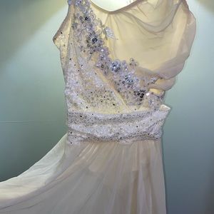 A Wish Come True ballet outfit with tiara and optional pearl hair clips
